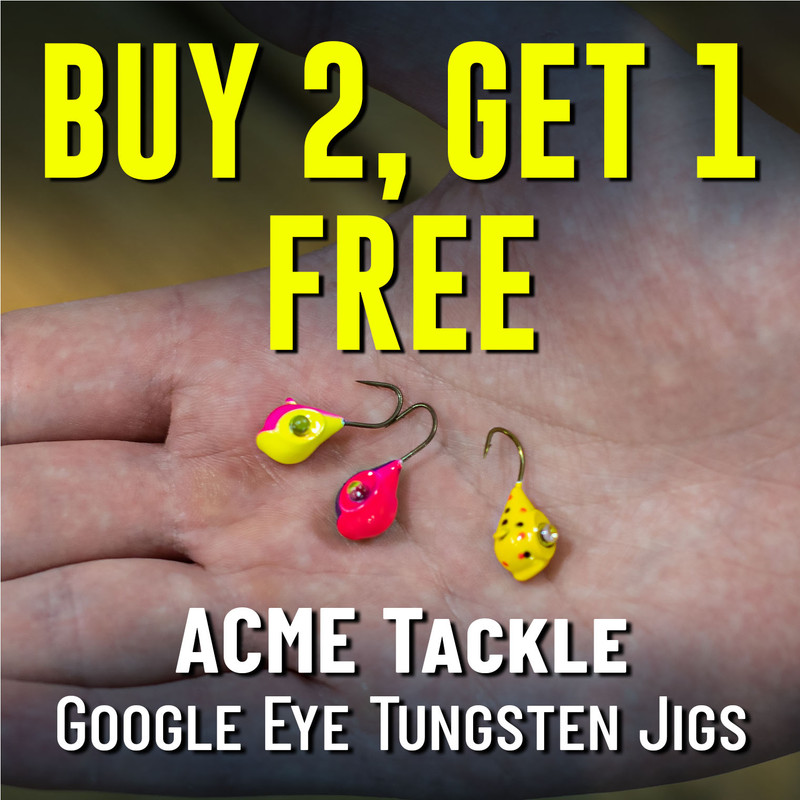 02 03 2026 B2G1 ACME Tackle Google Eye Tungsten Jigs 2x