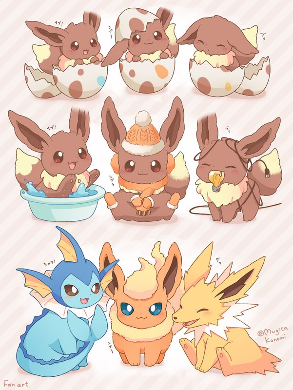 eevee-vaporeon-flareon-and-jolteon-pokem