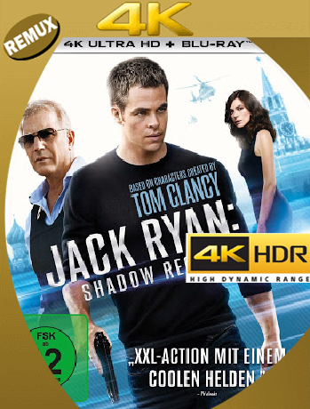 Jack Ryan Shadow Recruit (2014) 4K Remux UHD HDR [2160p] [Latino] [GoogleDrive] [RangerRojo]