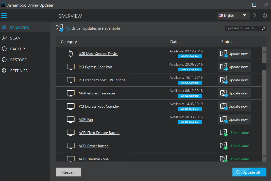 Ashampoo Driver Updater 1.5.2 1