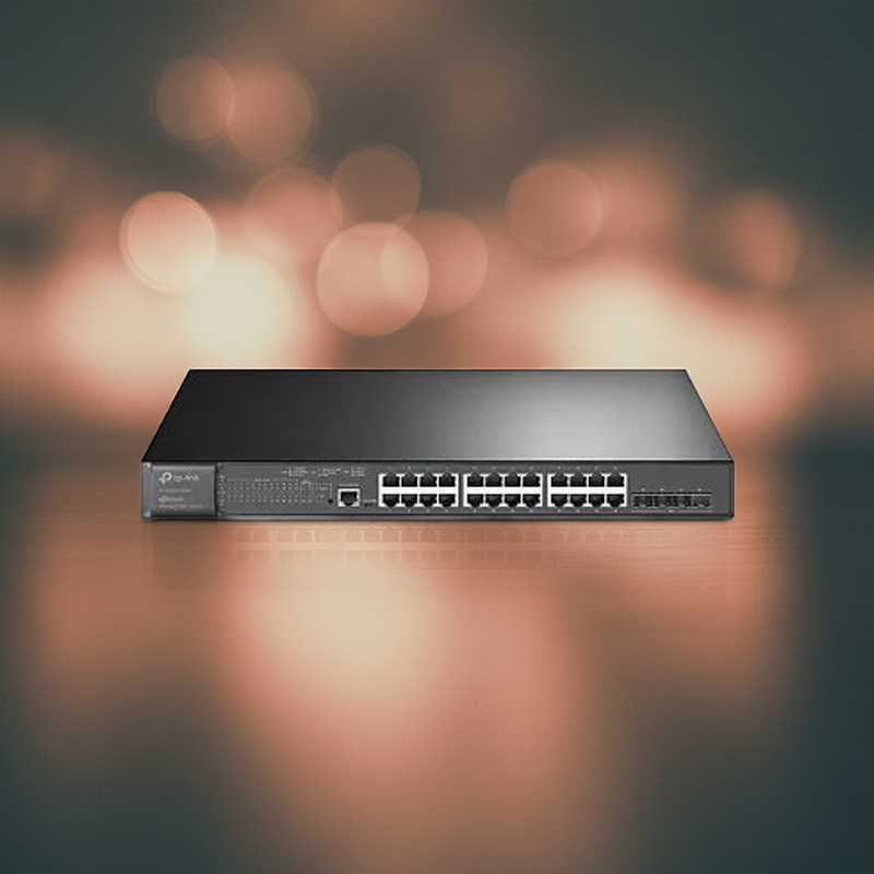Switch com 24 Portas PoE+ de alta potência
