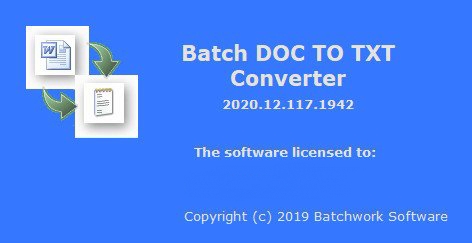 Batch DOC to TXT Converter 2023.15.928.2255