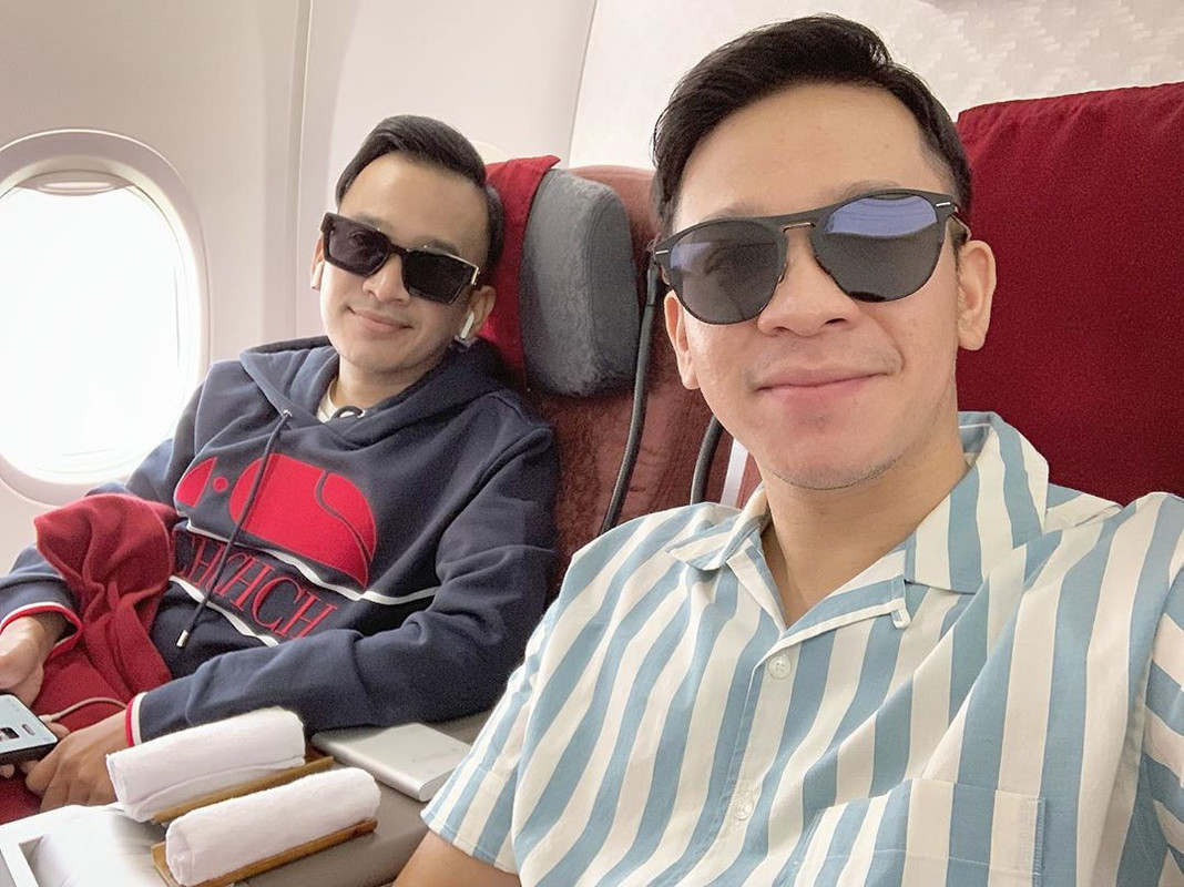 Ruben Onsu bersama adiknya, Jordi