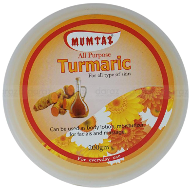 Mumtaz All Purpose Cream Turmaric 200gm