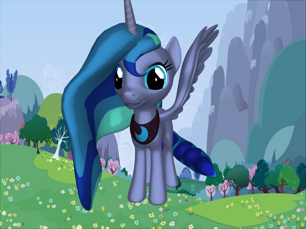 Minha oc 3d Midnight Pony