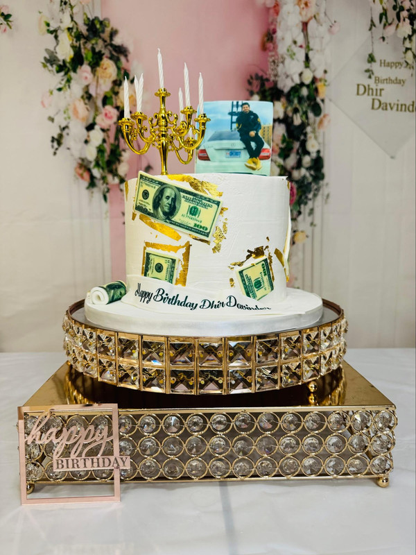Crystal Gold Cake Stand(each)
