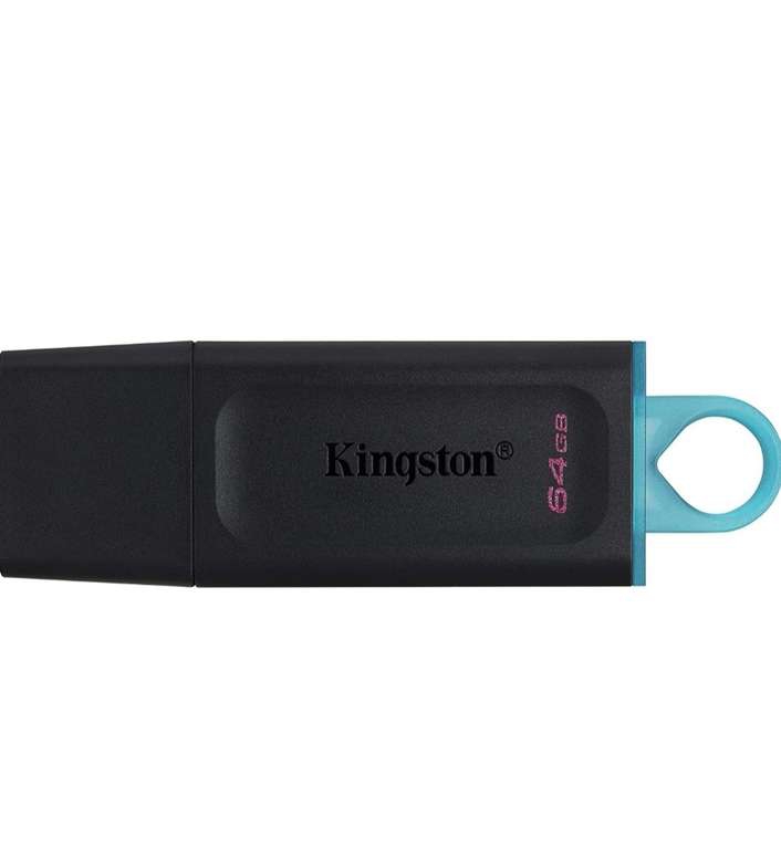 Amazon: Kingston memoria USB DTExodia 64GB USB 3.2 Gen 1 (DTX/64GB) | Envío gratis con Prime 
