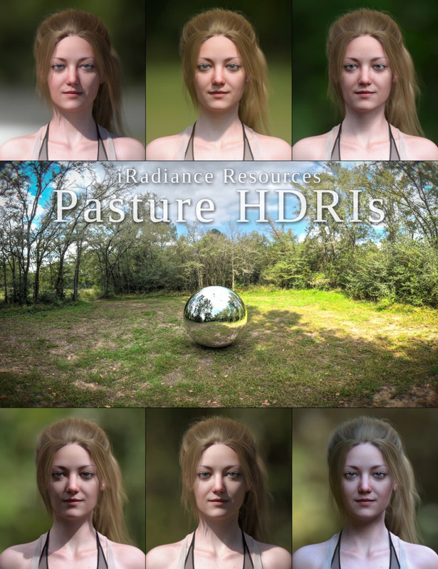 iRadiance HDR Resources – Country Pasture