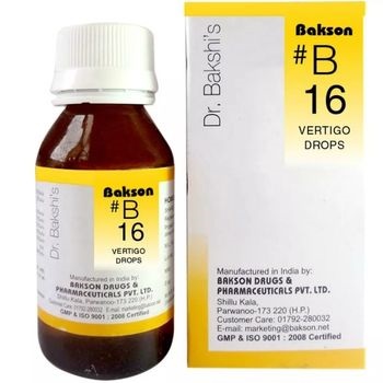 Bakson B16 Vertigo Drops (30ml)