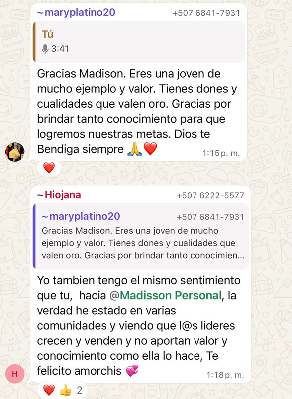 Testimonio de estudiante