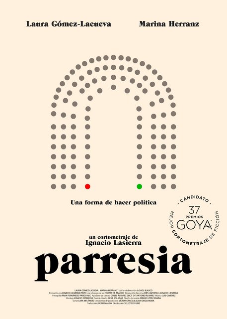 EL CORTOMETRAJE “PARRESIA”, DE IGNACIO LASIERRA, PRESELECCIONADO A LOS PREMIOS GOYA 2023