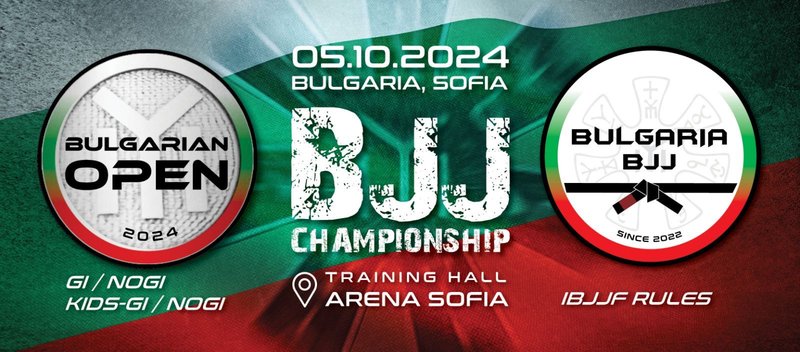 Bulgaria BJJ се завръща с Bulgarian Open 2024 на 5 Октомври в София