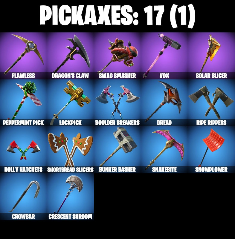 pickaxes comp