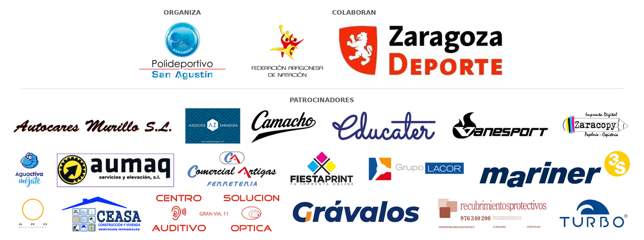 Organiza, colabora y patrocinadores del Trofeo San Agust&iacute;n