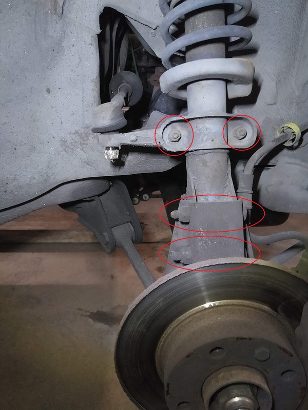 Unión amortiguación dirección 1