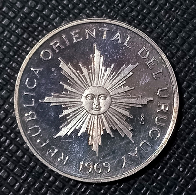 Uruguay •1969• $5 •Ensayo en plata• IMG-20210612-WA0122