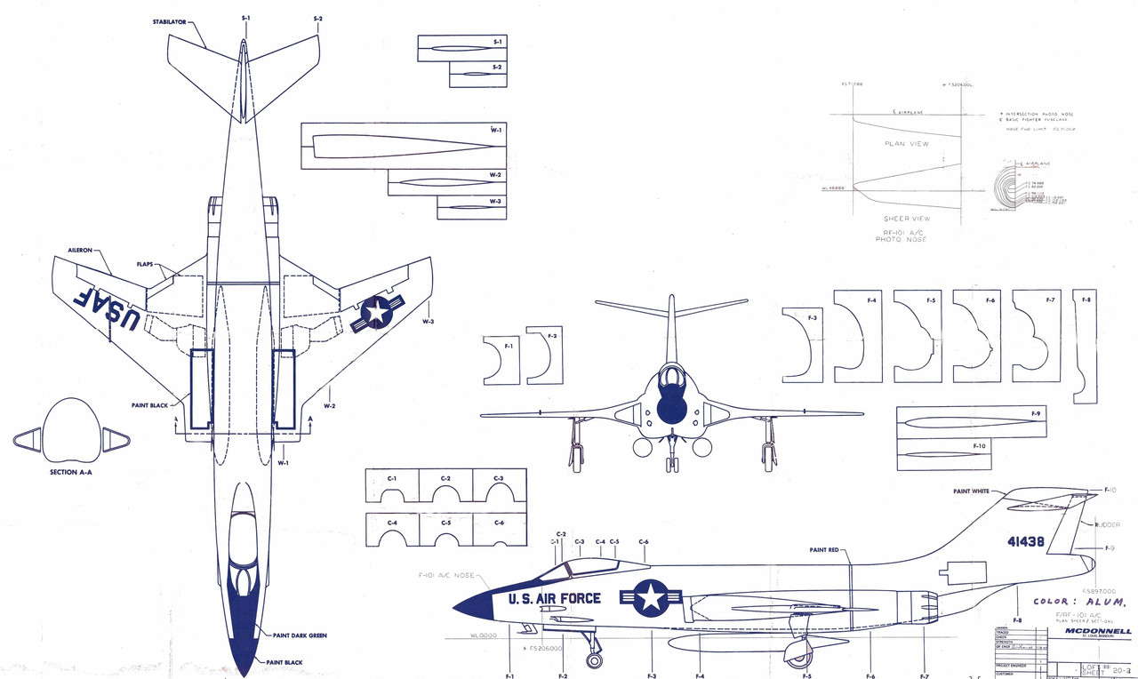 F_RF-101A_C Plan Sheer & Sections