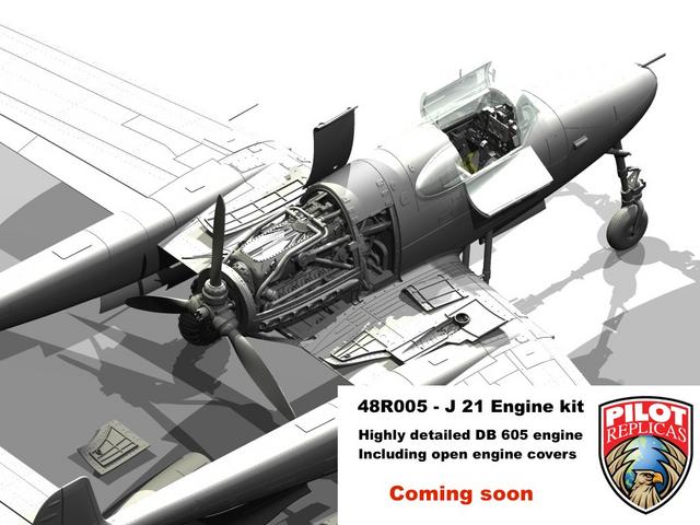 J21 Engine Control 1/48 - Saab J 21A-3 & A 21A-3 by Pilot Replicas - J 21A-3 released ...