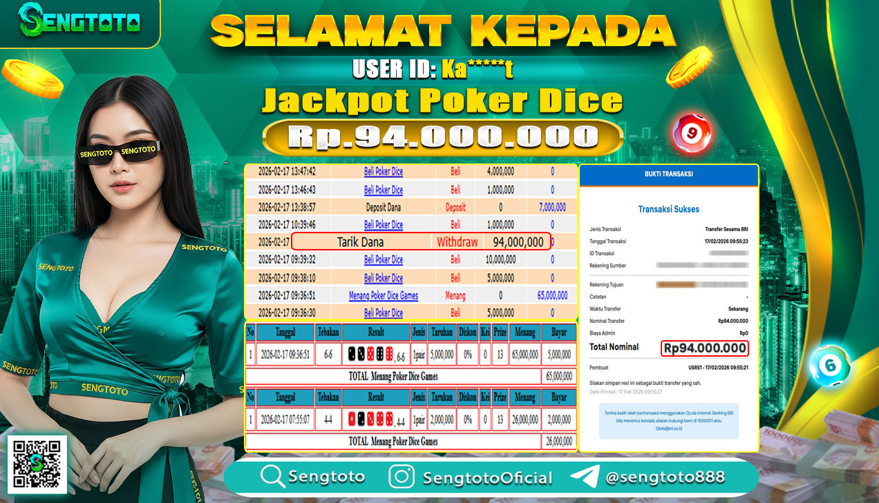 BUKTI PEMBAYARAN LIVEGAME POKER DICE