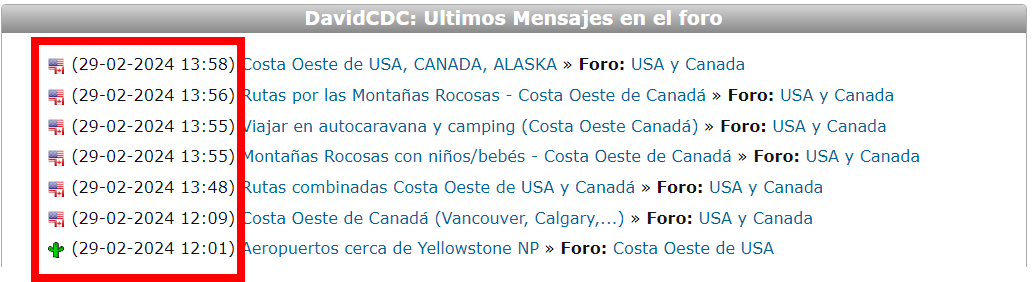 Rutas combinadas Costa Oeste de USA y Canadá