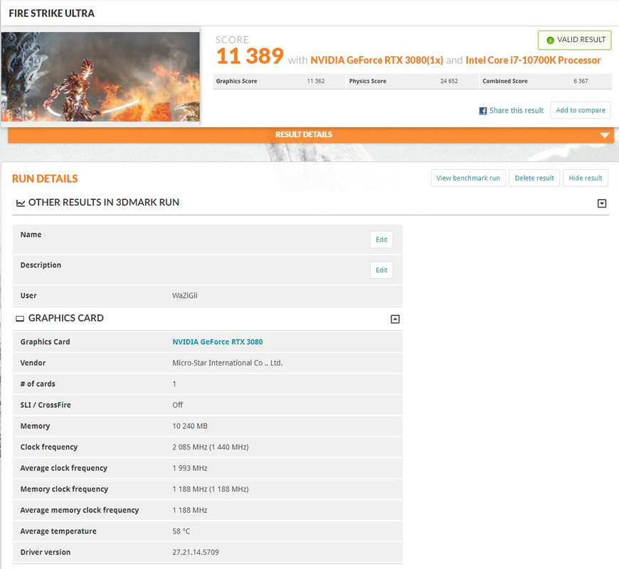 3DM Fire Strike Ultra