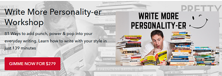 Justin Blackman – Write More Personality-er Workshop 2023