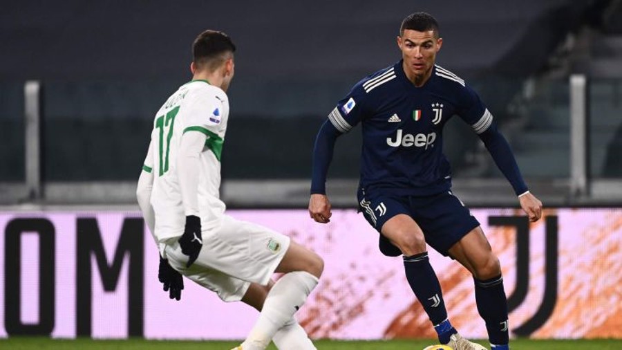 Juventus-Sassuolo 3-1: CR7 Ronaldo segna e vola nella classifica cannonieri.