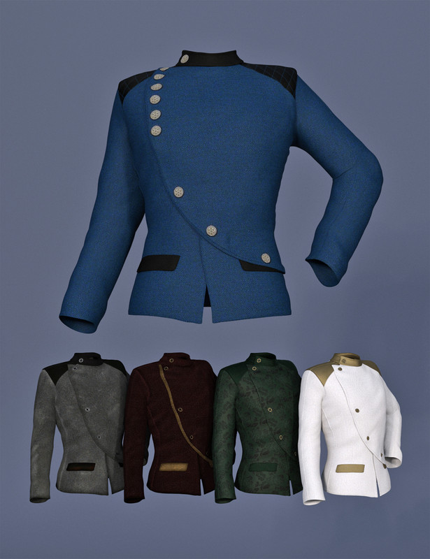 Futuristic Formal Outfit Jacket for Genesis 8 and 8.1 Males Futuristic Formal Outfit Jacket for Genesis 8 and 8.1 Males