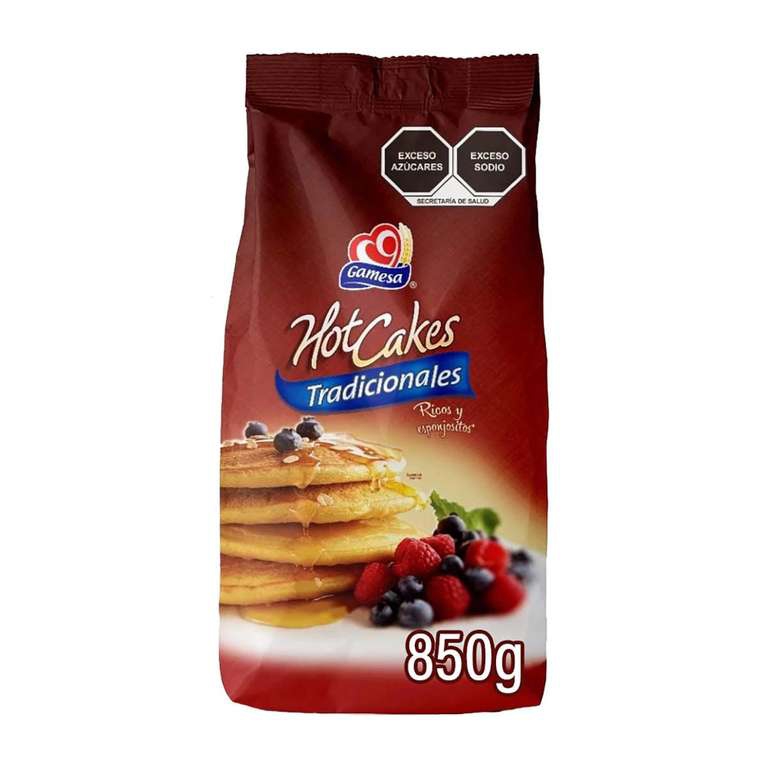 Chedraui: Harinas para Hot Cakes Gamesa seleccionadas al 2x1 
