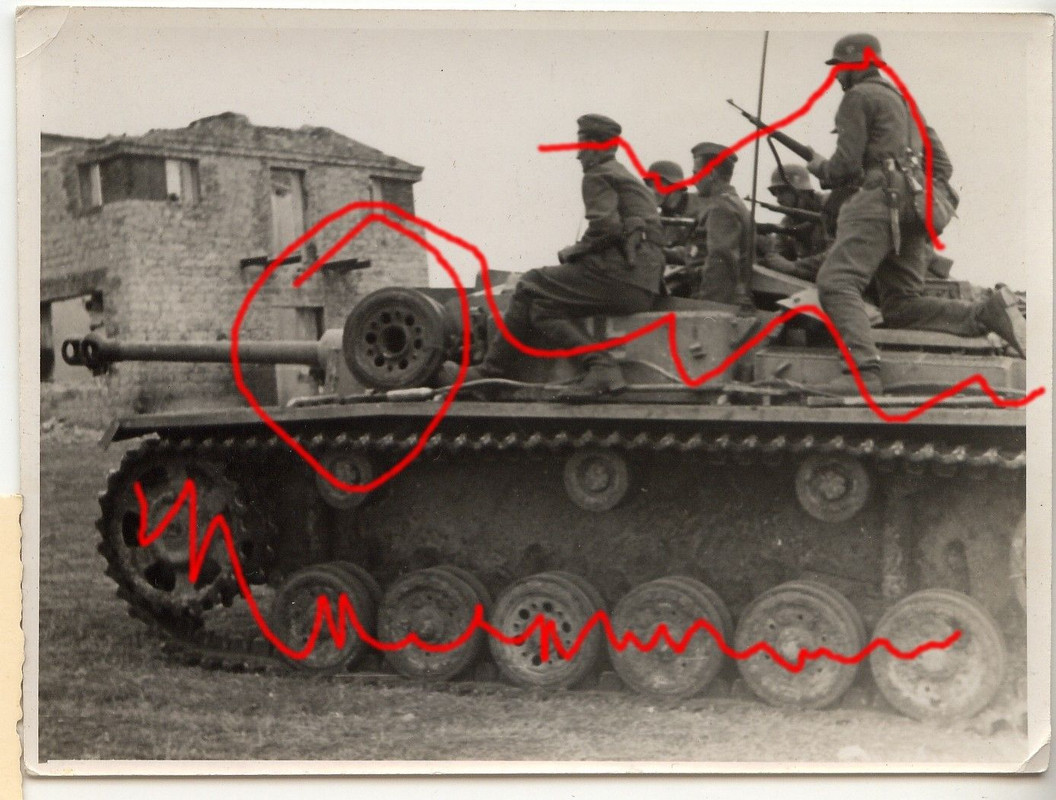 Panzer StuG Sturmgeschütz Langrohr aufgesessene 