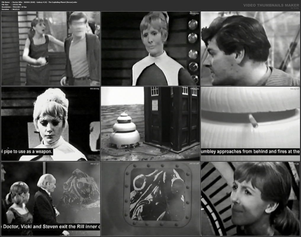 Doctor Who - S03E01 (018) - Galaxy 4 (4) - The Exploding Planet (Recon).mkv