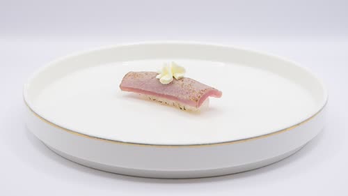 216. Nigiri maguro flame Phila - 2 pezzi