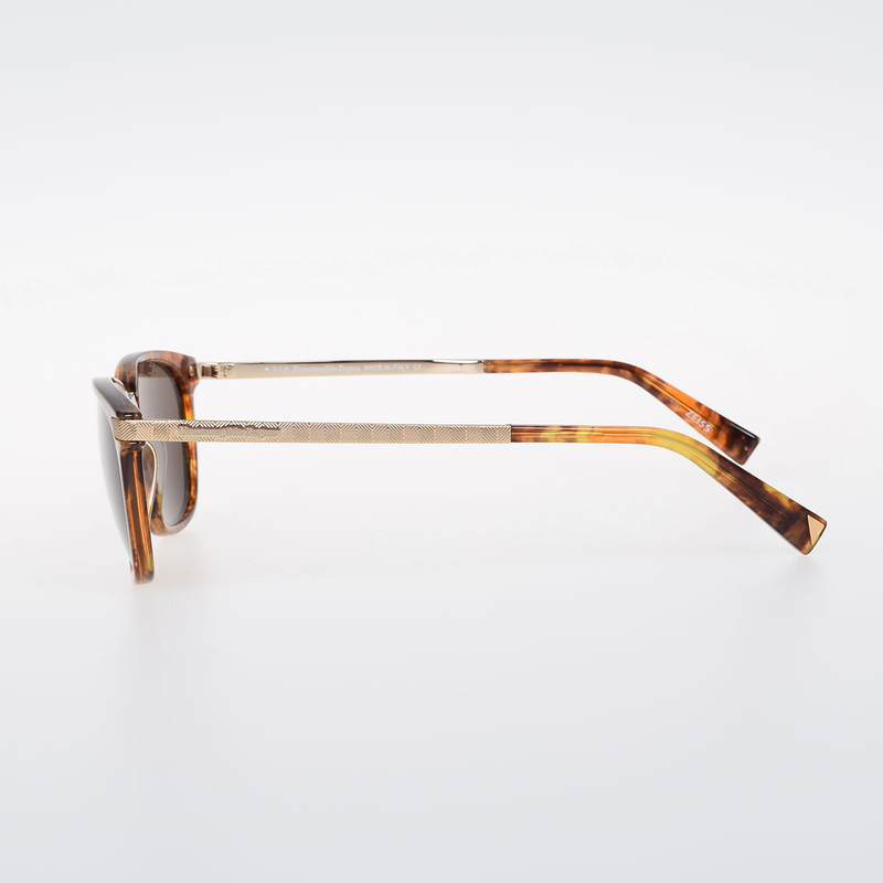 Ermenegildo Zegna Men Tortoise Shell Sun Glasses Brown Men Sungl