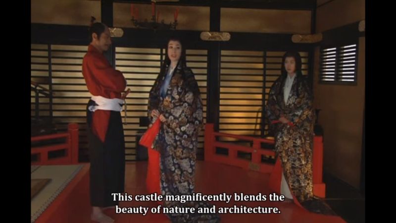 1579-svibanj-Azuchi-jo-Noh-Oichi-Nobunaga-Komyo-ga-tsuji-ep-19-a1a