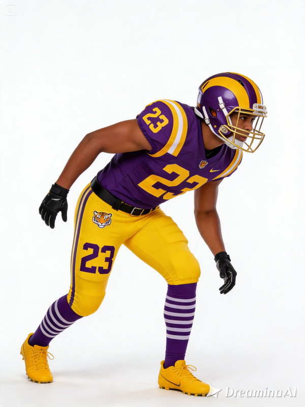 dreamina 2026 09 15 8186 LSU football full uniform all orange co