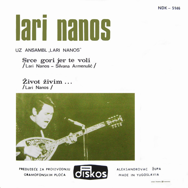Lari Nanos - 1972 - Srce gori jer te voli - zadn