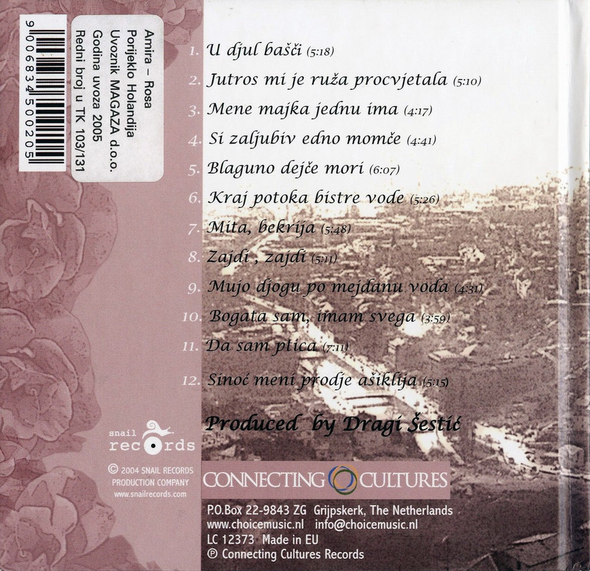 Amira Medunjanin - 2004 - Rosa - zadnja