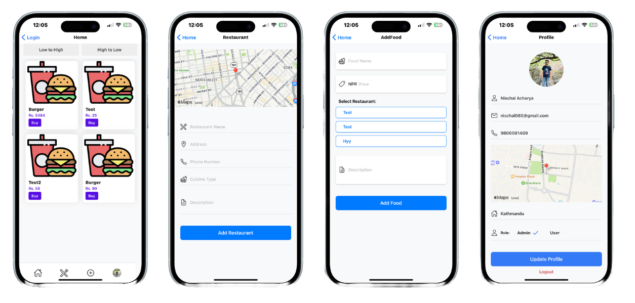 Food Delivery App by Nischal Acharya