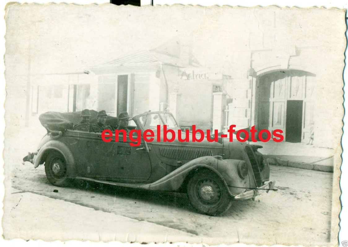 KÜBELWAGEN mit TARNUNG   STANDER - CHOLM 1944