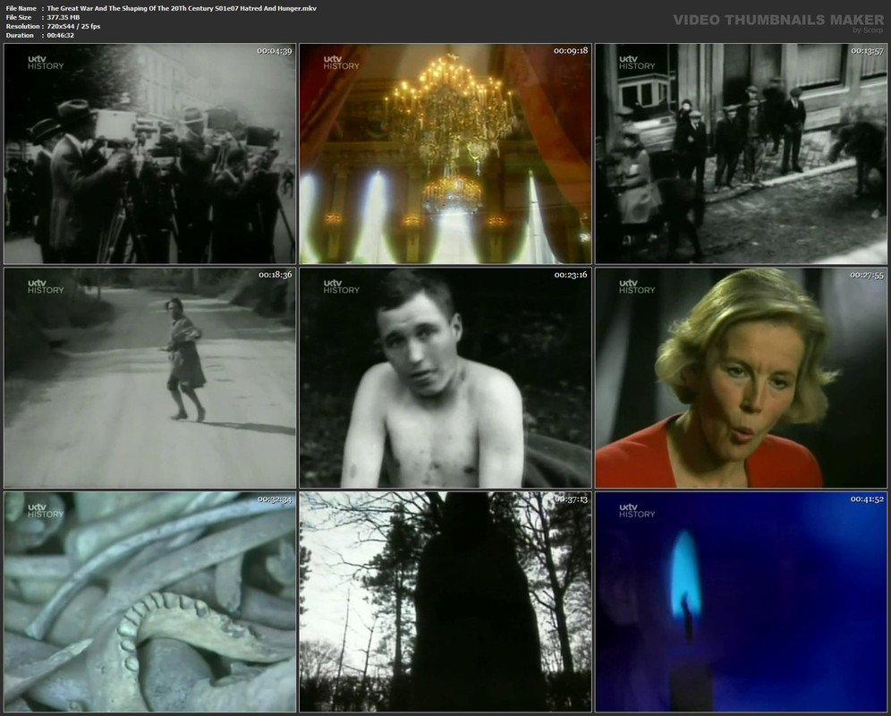 The Great War And The Shaping Of The 20Th Century S01e07 Hatred And Hunger.mkv