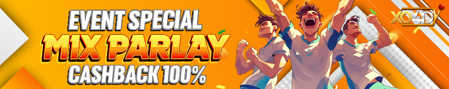 EVENT BONUS CASHBACK PARLAY SPORTBOOK 100%