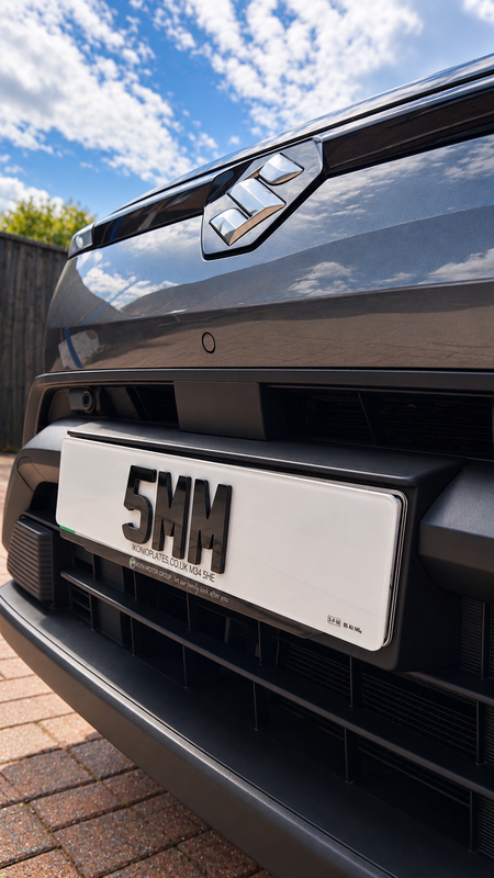 4D 5MM number plate