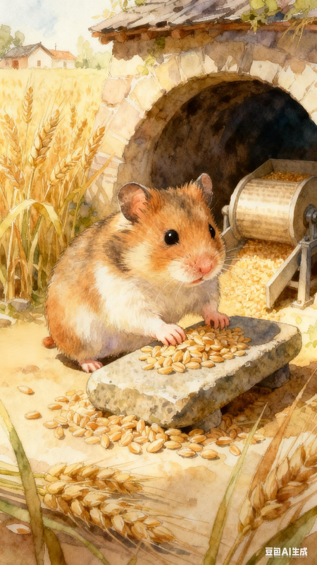 堅果豐收鼠