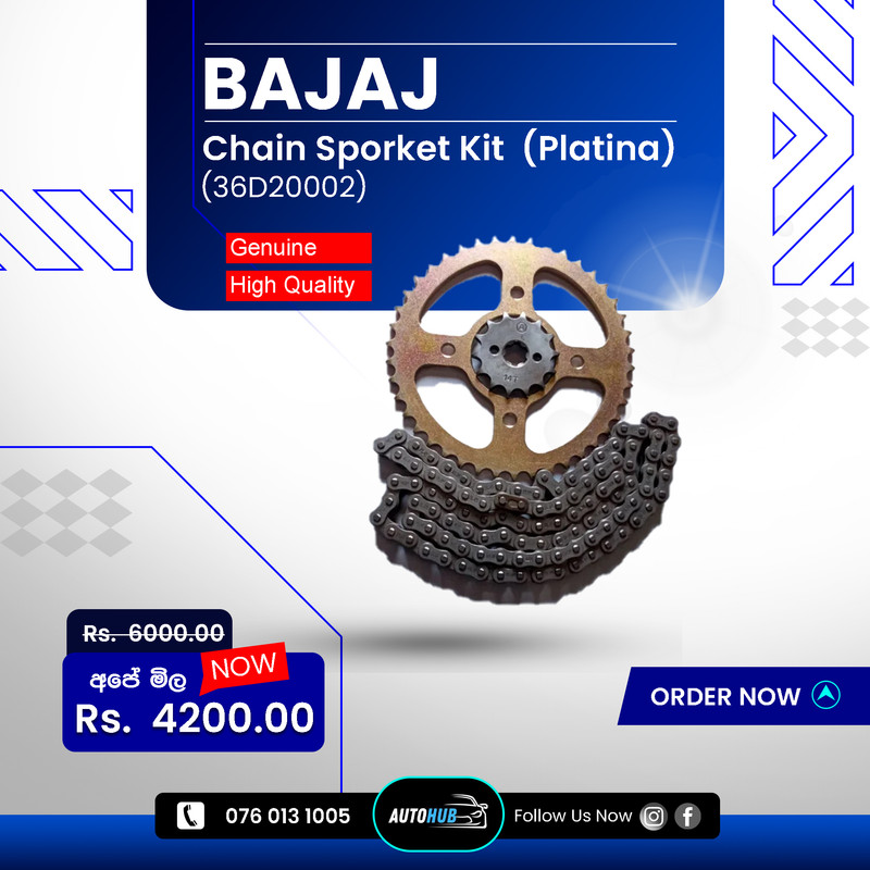 KIT CHAIN SPROCKET (PLATINA)