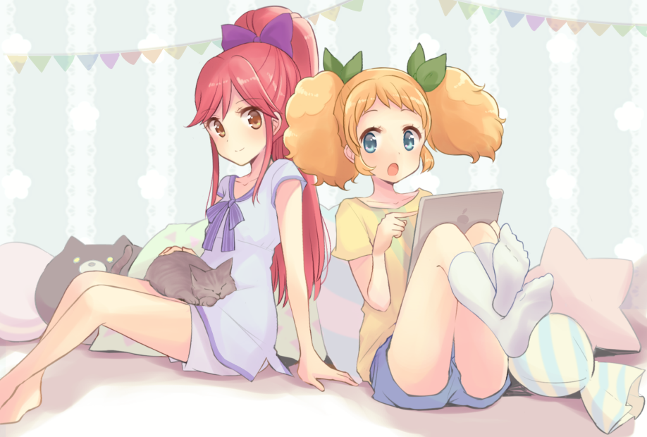 saegusa-kii-and-otoshiro-seira-aikatsu-and-1-more-drawn-by-qur