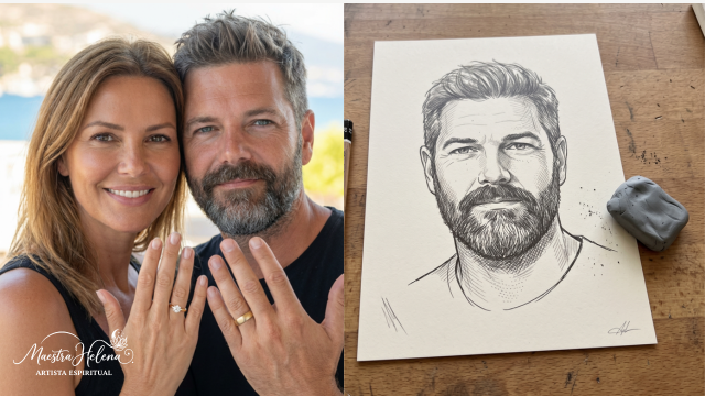 Maestra Helena canalizando el rostro de tu alma gemela