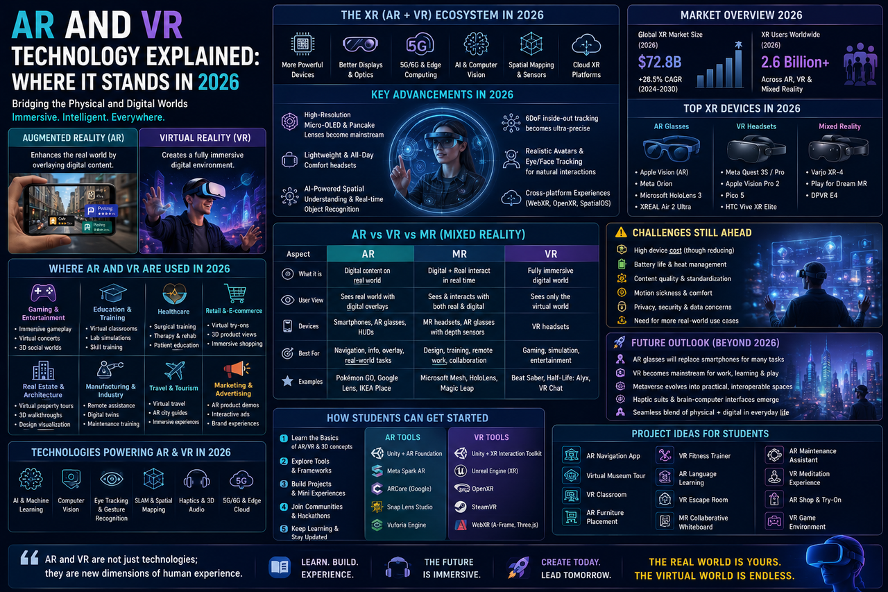 AR and VR Technology Explained: Where It Stands in 2026