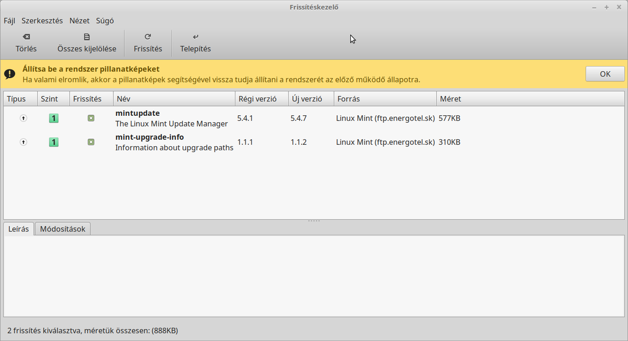 A Linux Mint 19 kiadás frissítése a Linux Mint 19.1 kiadásra | Linux Mint  Magyar Közösség