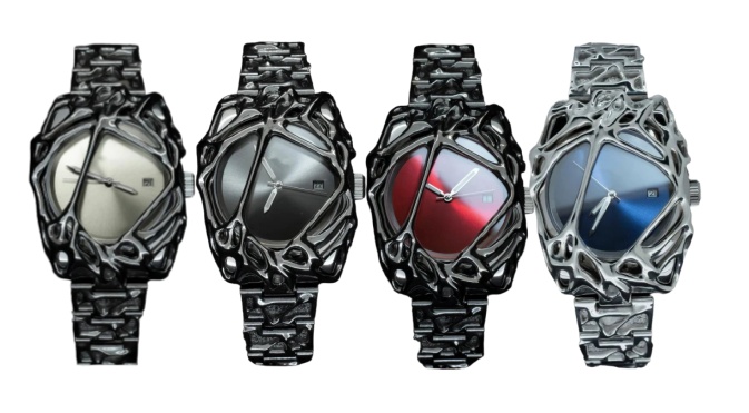 Reloj Melted Alabaster