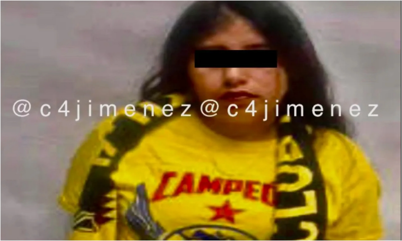 Por gandalla: americanista detenida por robar un celular en el Estadio Azteca